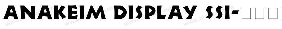 Anakeim Display SSi字体转换